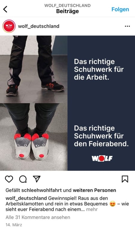 Instagram Wolf GmbH